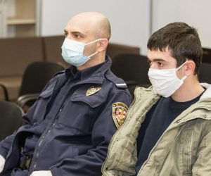 07.05.2020., Osijek - Pocinje sudjenje Branislavu Smiljanicu koji je automobilom na zebri usmrtio glumca Aleksandra Bogdanovica.  Photo: Davor Javorovic/PIXSELL