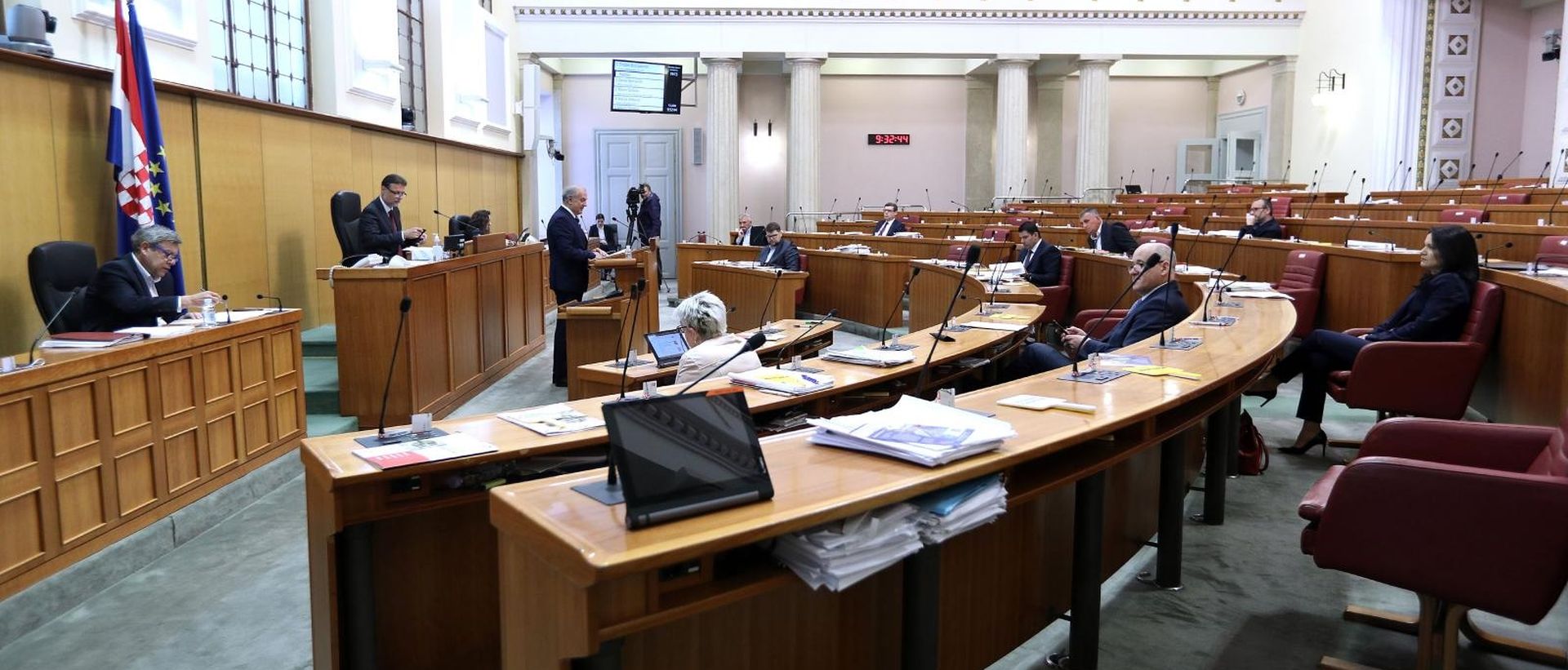 07.05.2020., Zagreb - Sabor je 16. sjednicu nastavio raspravom o prijedlogu odluke o imenovanju Zlate Hrvoj Sipek za glavnu drzavnu odvjetnicu nakon sto je saborski Odbor za pravosudje u srijedu prihvatio Vladin prijedlog za njezino imenovanje. Photo: Patrik Macek/PIXSELL