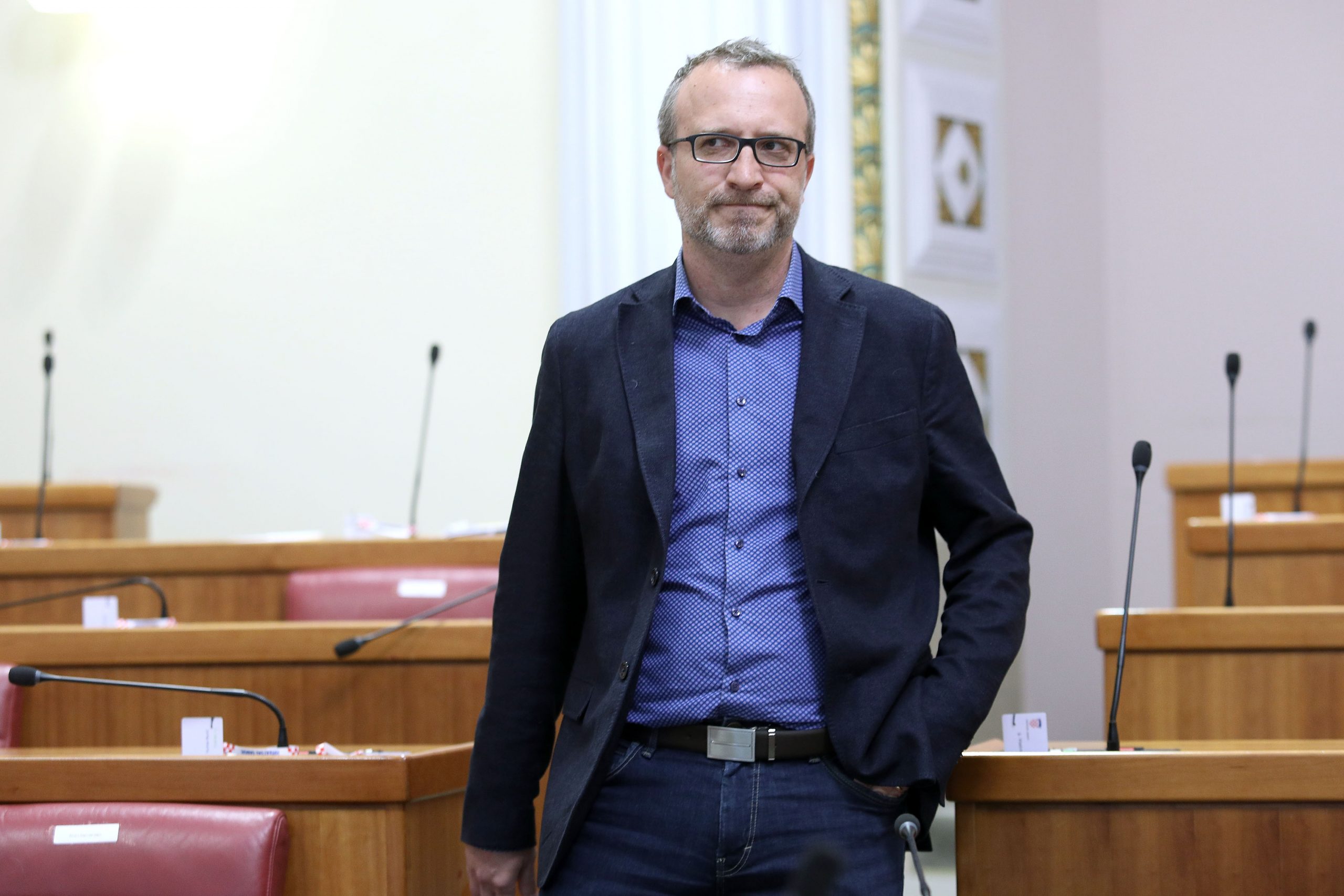 07.05.2020., Zagreb - Sabor je 16. sjednicu nastavio raspravom o prijedlogu odluke o imenovanju Zlate Hrvoj Sipek za glavnu drzavnu odvjetnicu nakon sto je saborski Odbor za pravosudje u srijedu prihvatio Vladin prijedlog za njezino imenovanje. Marko Sladoljev Photo: Patrik Macek/PIXSELL