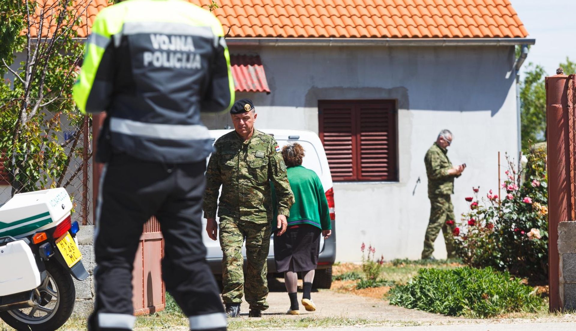 08.05.2020., Biljane Donje - U Biljaninma Donjim je u tijeku ocevid na mjestu pada vojnog aviona. Photo: Marko Dimic/PIXSELL