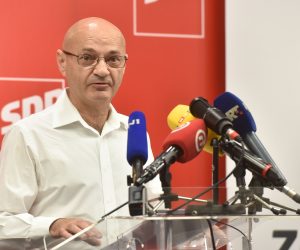 09.05.2020., Zagreb - U sjedistu SDP-a odrzano je predstavljanje nove Restart koalicije koju cine SDP, HSU, HSS, SNAGA i GLAS. Goran Aleksic. Photo: Davorin Visnjic/PIXSELL