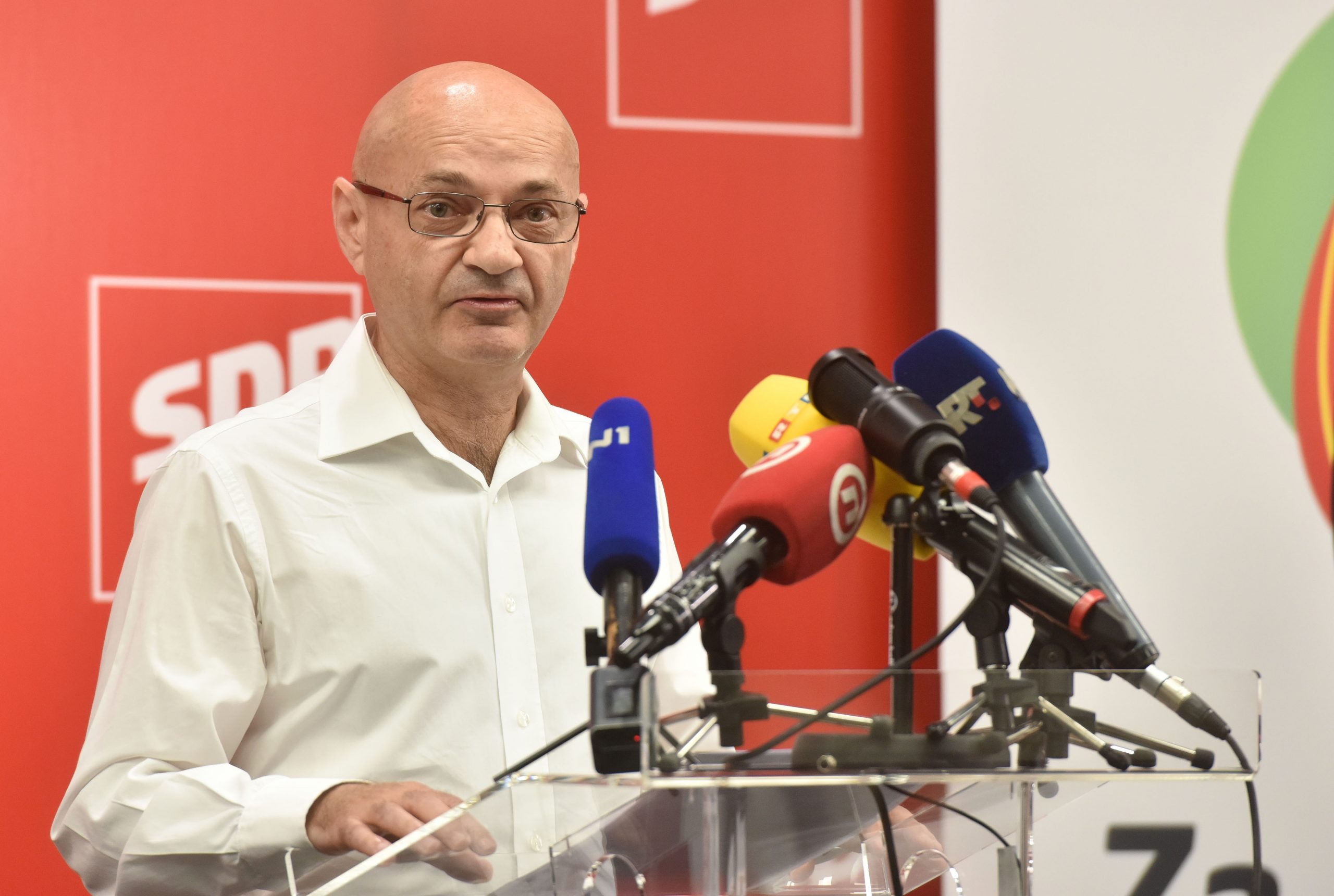 09.05.2020., Zagreb - U sjedistu SDP-a odrzano je predstavljanje nove Restart koalicije koju cine SDP, HSU, HSS, SNAGA i GLAS. Goran Aleksic. Photo: Davorin Visnjic/PIXSELL
