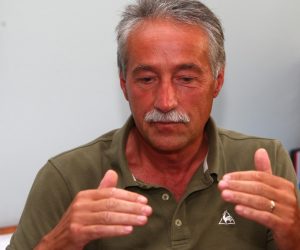 26.05.2009., Zagreb, Hrvatska - Marko Marcinko osnivac Glumina banke je bio optuzen na 7 godina zatvora radi malverzacija. Danas, nakon odsluzene zatvorske kazne bavi se bioenergijom i izradom natalnih karata. 
Photo: Dalibor Urukalovic/24sata
