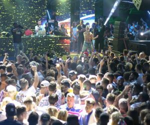 Novalja: Nastup američkog repera Lil Pumpa treći dan Fresh Island festivala 13.07.2018., Novalja - Treci dan Fresh Island festivala na plazi Zrce. Nastup americkog repera Lil Pumpa u klubu Aqvarius.
Photo: Luka Stanzl/PIXSELL