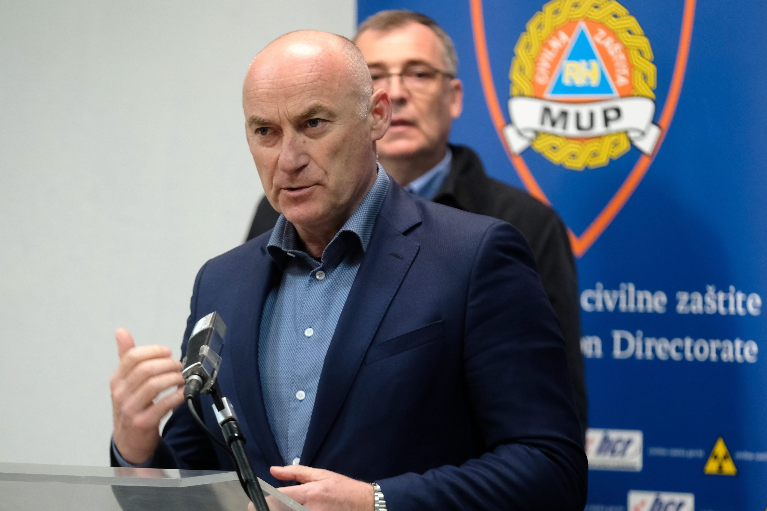 14.04.2020.Zagreb - Konferencija za medije Stozera civilne zastite Republike Hrvatske.
Na fotografiji Damir Trut
foto HINA/ POOL/ Edvard SUSAK