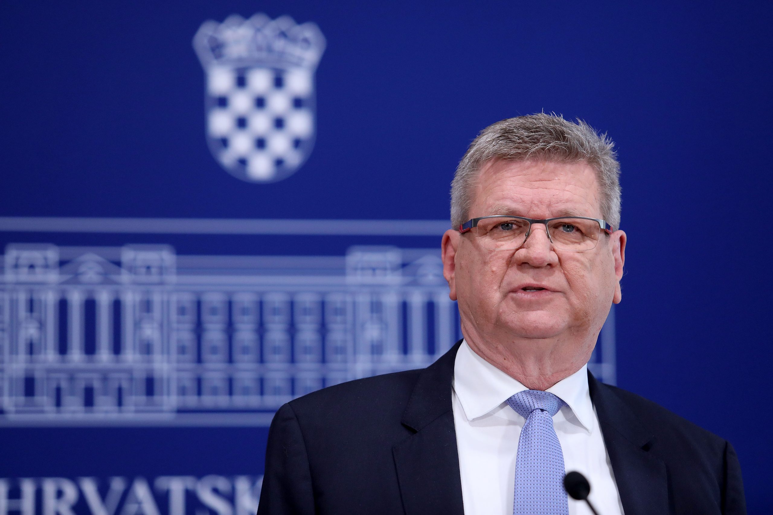 14.05.2020., Zagreb - Na konferenciji za medije Demokrata odrzanoj u Saboru o HDZ-u je govorio zastupnik Mirando Mrsic. Photo: Patrik Macek/PIXSELL