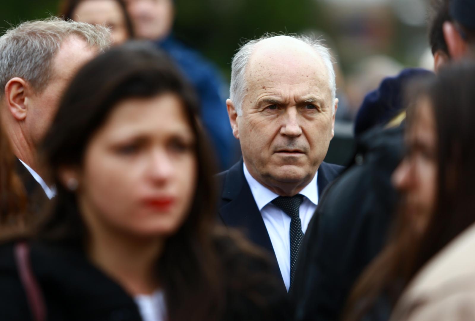 15.03.2019., Wiener Neustadt, Austrija - Posmrtni ostaci Davida Dragicevica nakon ekshumacije u Banja Luci pokopani su na groblju Friedhof der Stadt. Valentin Inzko, austrijski politicar i visoki predstavnik za Bosnu i Hercegovinu. Photo: Borna Filic/PIXSELL