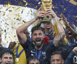 15.07.2018., stadion Luznjiki, Moskva, Rusija - Svjetsko nogometno prvenstvo 2018., finale, Francuska - Hrvatska. Olivier Giroud Photo: Igor Kralj/PIXSELL