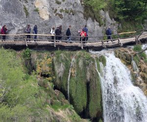 16.05.2020., Plitvicka jezera - Popularna cijena ulazice od 50 kuna za odrasle, 30 za studente i 25 kn za djecu u NP Plitvicka jezera privukla je brojne domace turiste. Tijekom subote nacionalni park posjetilo je oko pet i pol tisuca Hrvata, od kojih je vecina po prvi puta dosla na Plitvice. Photo: Kristina Stedul Fabac/PIXSELL