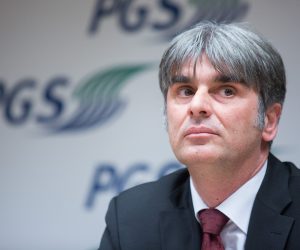17.01.2019. Rijeka - Konferencija za novinare o potpisivanju Sporazuma o koaliciji IDS, GLAS, HSS i PGS na kojoj je PGS potpisao Sporazum o zajednickom nastupu na izborima za Europski parlament 2019. godine te time i sluzbeno postao clanom tzv. Amsterdamske koalicije. Na konferenciji za medije sudjelovali su predstavnici PGS-a, IDS-a, GLAS-a i HSS-a na celu s predsjednicima Darijom Vasilicem, Borisom Mileticem, Ankom Mrak Taritas i Kresom Beljakom. Photo: Nel Pavletic/PIXSELL
