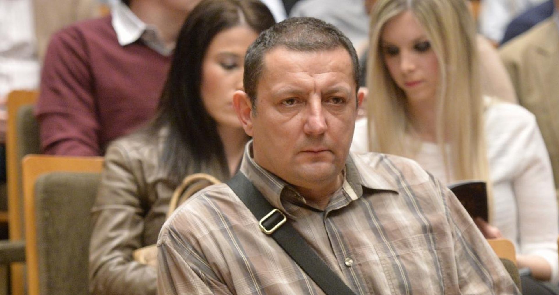17.02.2015., Koncertna dvorana Vatroslav Lisinski, Zagreb - Prvi koncert Miroslava Skore Sokak bez imena. 
Zeljko Siric. 
Photo: Marko Lukunic/PIXSELL