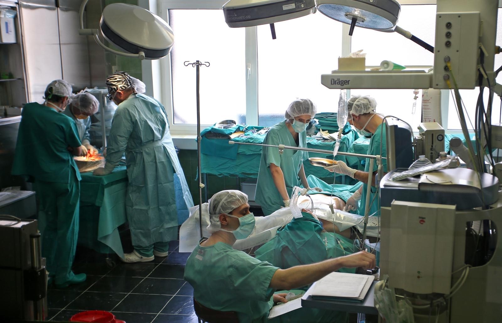 17.03.2015., Zagreb - Danas je u KB Merkur odradjeno 5 transplantacija. Transplantacija bubrega. Photo: Igor Kralj/PIXSELL
