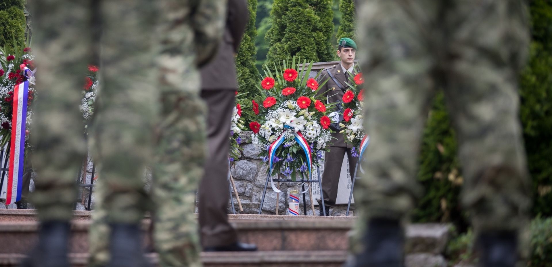 18.5.2020., Rijeka - Svecano obiljezavanje 29. obljetnice osnutka Specijalnih postrojbi Hrvatske vojske i Dana Zapovjednistva specijalnih snaga odrzana u vojarni “szb Ante Saskor” u Delnicama. Photo: Nel Pavletic/PIXSELL