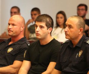 Split: Suđenje Nikoli Gusiću Janjiću osumnjičenom za ubojstvo člana Torcide 19.09.2018., Split - Zupanijski sud, pocetak glavne rasprave protiv Nikole Gusica Janjica, osumnjicenog za ubojstvo clana Torcide.

Photo: Miranda Cikotic/PIXSELL