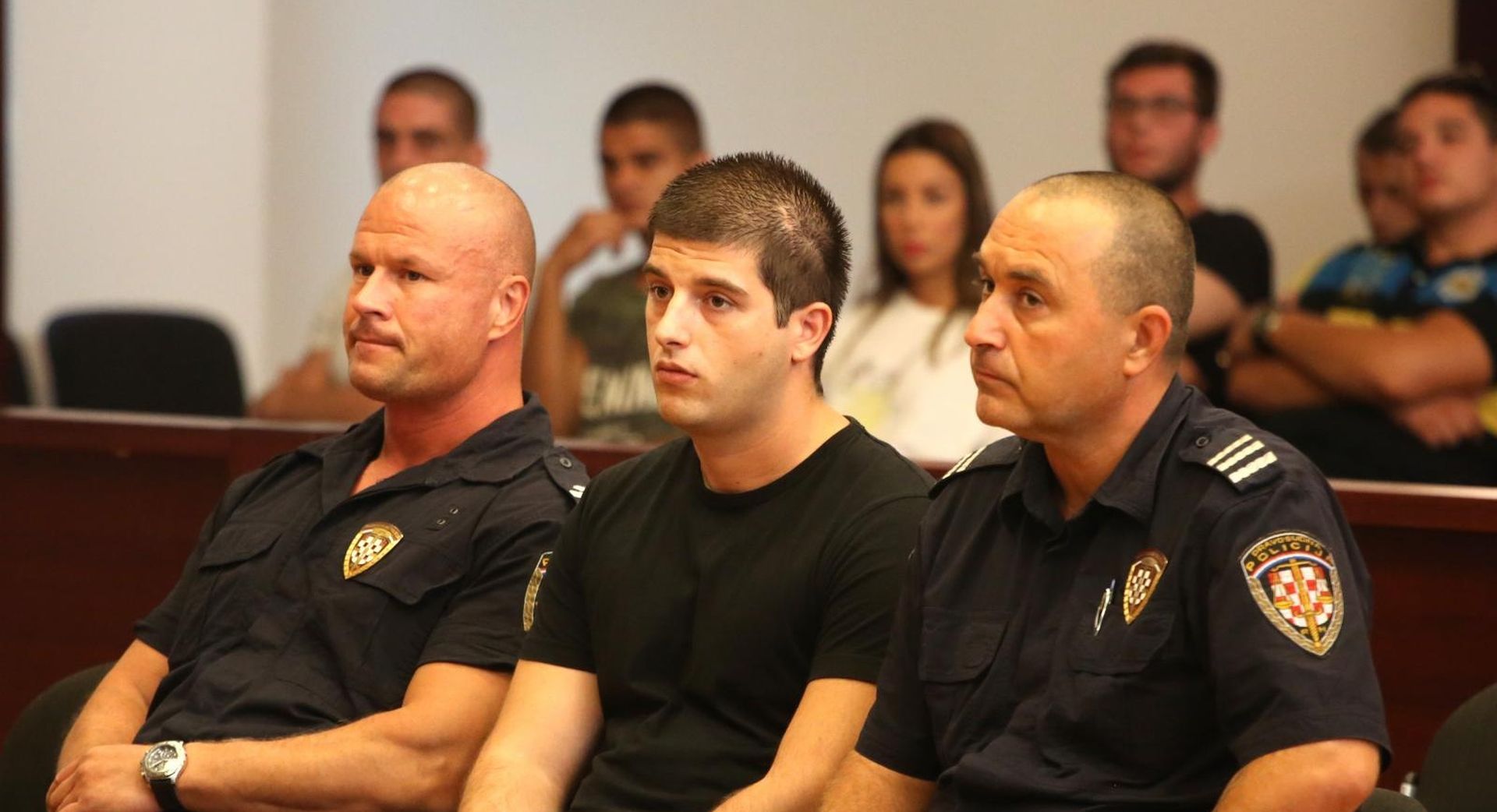 Split: Suđenje Nikoli Gusiću Janjiću osumnjičenom za ubojstvo člana Torcide 19.09.2018., Split - Zupanijski sud, pocetak glavne rasprave protiv Nikole Gusica Janjica, osumnjicenog za ubojstvo clana Torcide.

Photo: Miranda Cikotic/PIXSELL