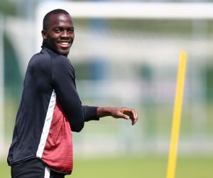 20.04.2020., Velika Gorica - HNK Gorica odradila svoj prvi trening nakon pocetka pandemije koronavirusa. Cherif Ndiaye Photo: Matija Habljak/PIXSELL