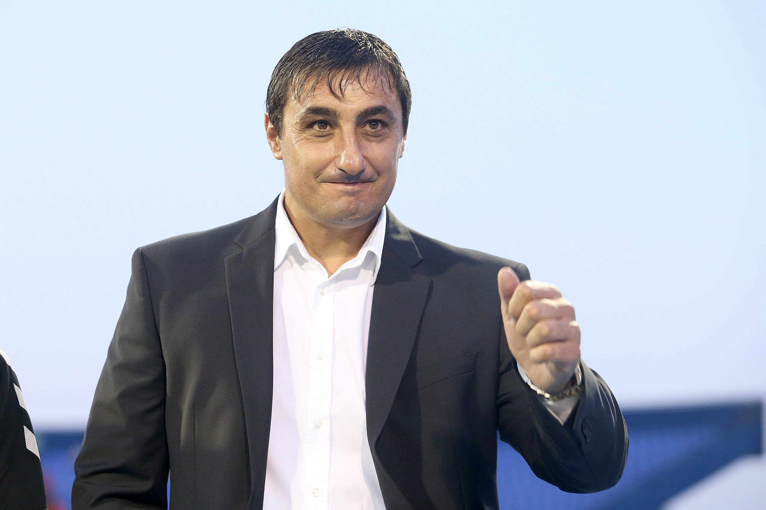 20.07.2016., stadion Maksimir, Zagreb - Liga prvaka, 2. pretkolo, 2. utakmica, GNK Dinamo - FK Vardar. Trener Vardara Goce Sedloski. 
Photo: Goran Stanzl/PIXSELL