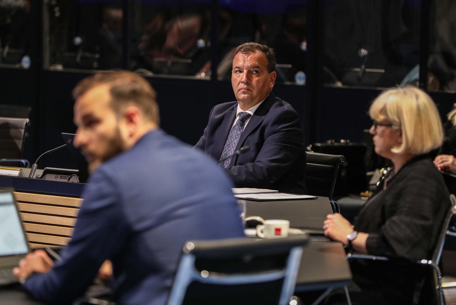 21.05.2020,Zagreb - Sjednica Vlade RH odrzana je u plenarnoj dvorani NSK.
Photo: Jurica Galoic/PIXSELL