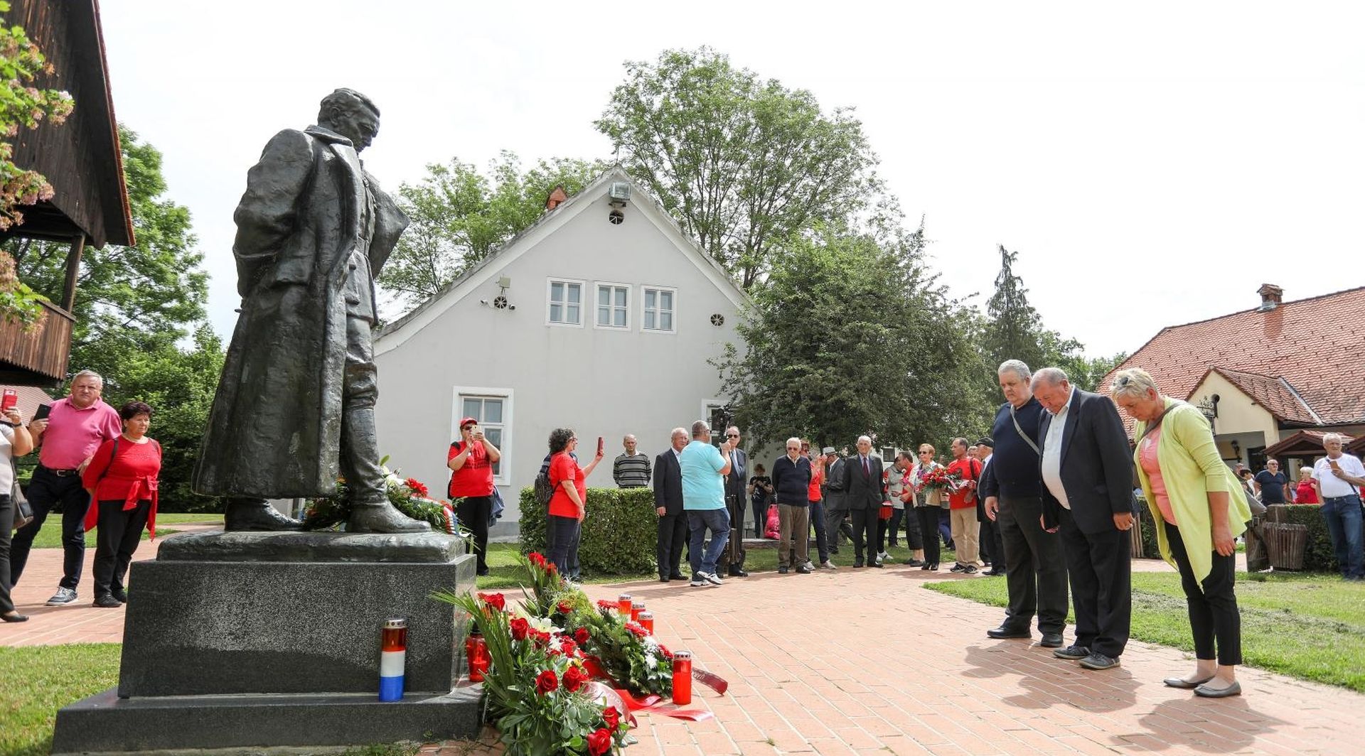 23.05.2020., Kumrovec - Proslava Dana mladosti i radosti u Kumrovcu, rodnom selu Josipa Broza Tita, nije omeo niti koronavirus.
Photo: Borna Filic/PIXSELL