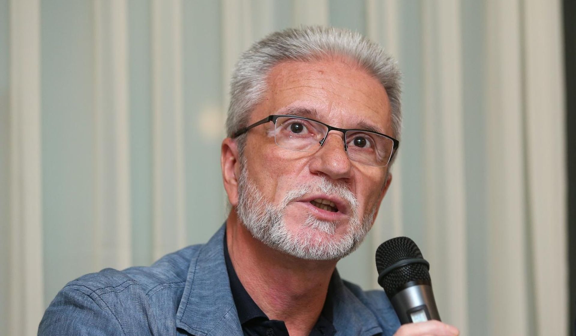 24.09.2019., hotel Dubrovnik, Zagreb - Europska konfederacija sindikata (ETUC) i njene hrvatske clanice Savez samostalnih sindikata Hrvatske (SSSH) i Nezavisni hrvatski sindikati (NHS), organiziraju konferenciju za novinare na temu: Mirovinska reforma u Hrvatskoj i Europi - Sindikalni zahtjevi za ukljucive, ucinkovite i adekvatne mirovine za sve, te ETUC-ova podrska inicijativi 67 je previse. Kresimir Sever. 
Photo: Luka Stanzl/PIXSELL