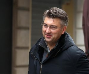 24.12.2016., Zagreb - Premijer Andrej Plenkovic prosetao je spicom. Photo: Borna Filic/PIXSELL