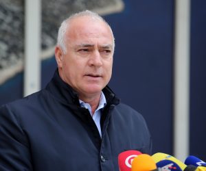 25.03.2020., Sibenik - Stozer civilne zastite Sibensko-kninske zupanije odrzao je konferenciju za medije vezano za novonastalu situaciju na otoku Murteru. Zupan Goran Pauk Photo: Dusko Jaramaz/PIXSELL