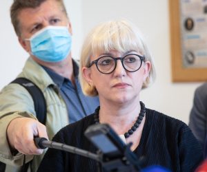 25.05.2020., Zagreb - U SD Cvjetno otvoren je ured u kojem ce gradjani cija je imovina stradala u potresu moci predati zahtjev za drzavne stanove. Vesna Bedekovic.
Photo: Davor Puklavec/PIXSELL