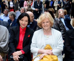 26.04.2018., Zagreb - U Muzeju za umjetnost i obrt otvorena izlozba "60-te u Hrvatskoj - Mit ili stvarnost". 
Ksenija Urlicic, Jasmina Nikic, Zeljka Fattorini, Vesna Spincic Prelog. 
Photo: Marko Prpic/PIXSELL