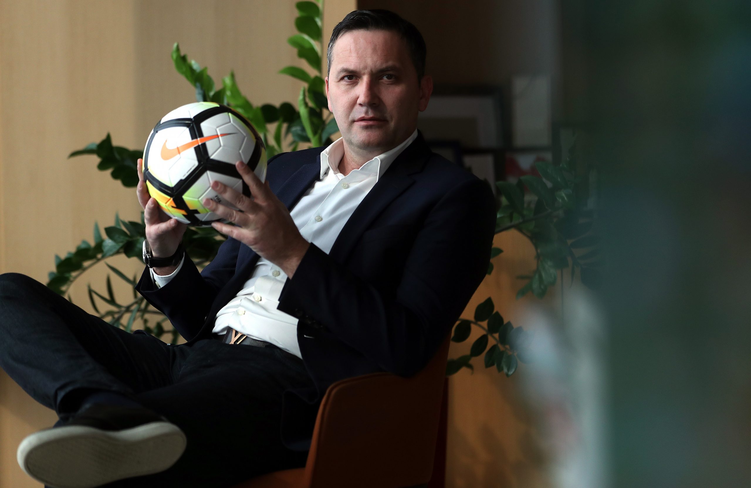 27.02.2018., Zagreb - Marijan Kustic, direktor natjecanja i infrastrukture Hrvatskog nogometnog saveza. 
Photo: Robert Anic/PIXSELL