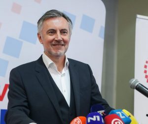 29.02.2020., Zagreb - U hotelu Panorama Miroslav Skoro imao je osnivacku skupstina stranke Miroslava Skore - Domovinski pokret. Izjave za medije nakon osnivacke skupstine. 
Photo: Luka Stanzl/PIXSELL