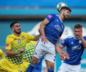 29.05.2020., Stadion Maksimir, Zagreb - Prijateljska utakmica, GNK Dinamo – NK Inter Zapresic pred praznim tribinama. Tomislav Mazalovic
Photo: Goran Stanzl/PIXSELL