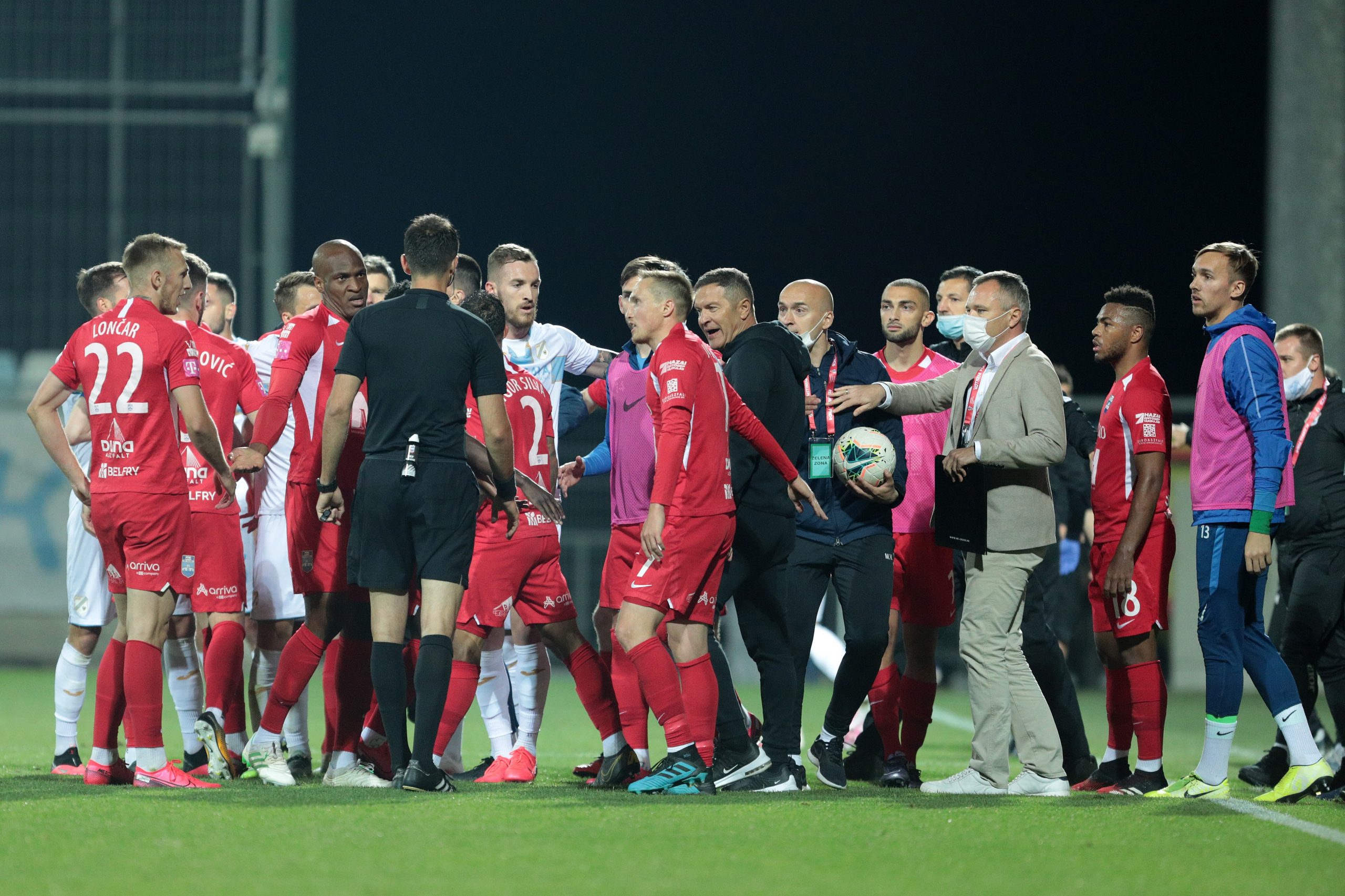 31.5.2020., Stadion Rujevica, Rijeka - Drugi polufinalni susret Hrvatskog kupa izmedju HNK Rijeka i NK Osijek. Photo: Nel Pavletic/PIXSELL