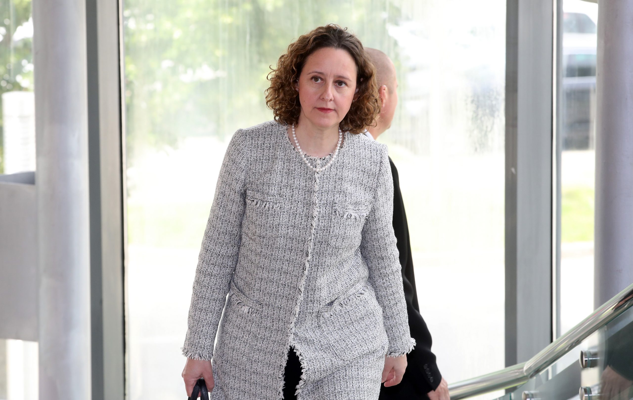 Zagreb, 28.05.2020 - Sjednica Vlade RH u Nacionalnoj i sveucilinoj knjinicu u Zagrebu. Na slici ministrica kulture Nina Obuljen Korinek.
foto HINA/ Damir SENCAR/ ds