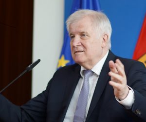 10 June 2020, Berlin: Germany's Interior Minister Horst Seehofer arrives for a press conference about the planned phasing out of internal border controls. Photo: Jörg Carstensen/dpa