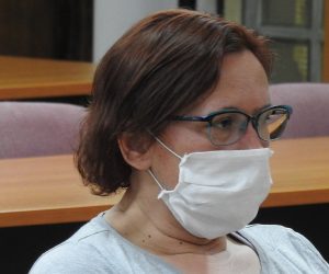 Varadin, 24.06.2020 - Na upanijskom sudu u Varadinu u srijedu je nastavljeno suðenje Smiljani Srnec za ubojstvo sestre Jasmine Dominiæ u ljeto 2000. godine, a èije je tijelo pronaðeno u zamrzivaèu u obiteljskoj kuæu u Palovcu prole godine.
foto HINA/ Sinia KALAJDIJA/ ik