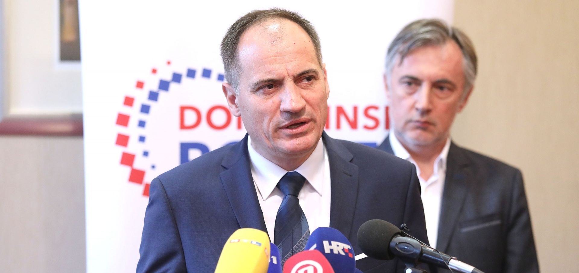 02.06.2020., Zagreb - Saborski zastupnik Slaven Dobrovic na konferenciji za medije najavila zajednicki izlazak na predstojece parlamentarne izbore s Domovinskim pokretom. Photo: Patrik Macek/PIXSELL