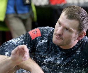 03.11.2016., Zagreb - Stipe Miocic na treningu s Mirkom Filipovicem u Mirkovoj dvorani na Borcecu. 
Photo: Igor Kralj/PIXSELL