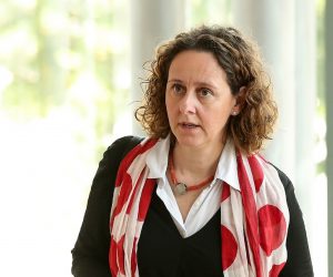 04.06.2020., Zagreb - U zgradi Nacionalne i sveucilisne knjiznice odrzana je sjednica Vlade RH. Dolasci ministara i predsjednika Vlade. Nina Obuljen Korzinek. 
Photo: Goran Stanzl/PIXSELL