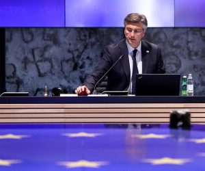 04.06.2020., Zagreb - U zgradi Nacionalne i sveucilisne knjiznice odrzana je sjednica Vlade RH. Andrej Plenkovic. 
Photo: Goran Stanzl/PIXSELL