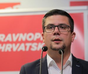 06.09.2019., Zagreb -Konferencija za medije nakon sjednice Predsjednistva. Izjave za medije Domagoja Hajdukovica i Josipa Kregara.  
Photo: Tomislav Miletic/PIXSELL
