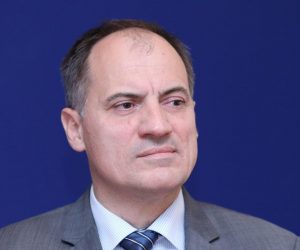 07.05.2019., Zagreb - U Saboru je odrzana konferencija za medije Kluba zastupnika Mosta nezavisnih lista o temi: "Ministar preuzeo odgovornost sto je Hrvatska europski lider u smecu". Nikola Grmoja. Slaven Dobrovic. Photo: Patrik Macek/PIXSELL
