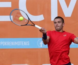 07.06.2020., Osijek - Hrvatski Premier Tenis, turnir humanitarnog karaktera u organizaciji Donne Vekic i njezine obitelji uz pokroviteljstvo Hrvatskog teniskog saveza. Photo: Dubravka Petric/PIXSELL