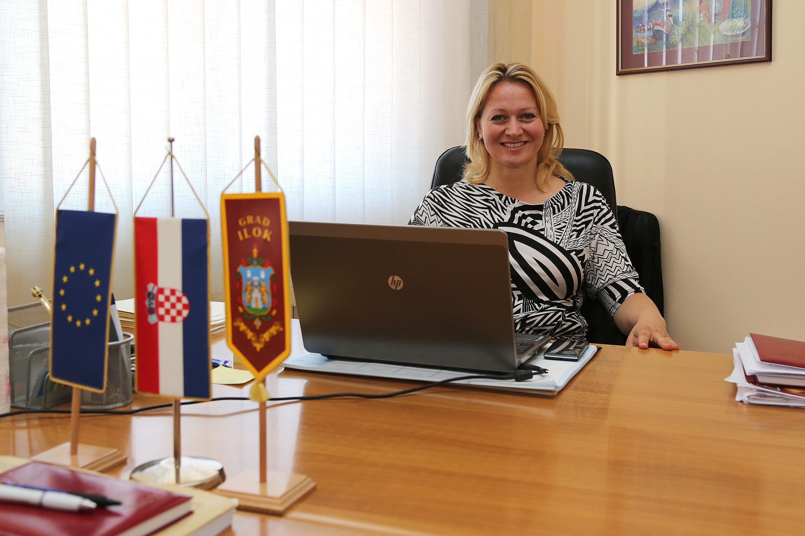 07.07.2017., Ilok - Gradonacelnica Marina Budimir. 
Marko Mrkonjic/PIXSELL