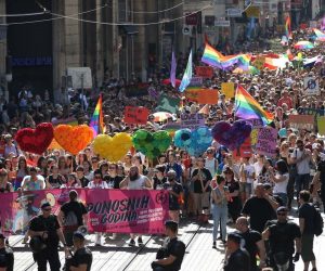 08.06.2019., Zagreb - 18. Povorka ponosa LGBTIQ osoba i obitelji Zagreb Pride 2019. pod sloganom "Osamnaest ponosnih godina". Photo: Slavko Midzor/PIXSELL