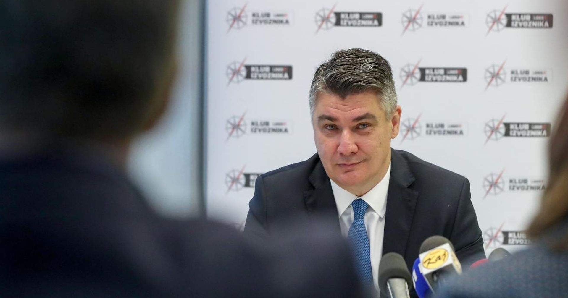 10.06.2020., Hum na Sutli - 30. susret Kluba izvoznika u tvornici Vetropack Straza. Predsjednik RH Zoran Milanovic.
Photo: Igor Kralj/PIXSELL