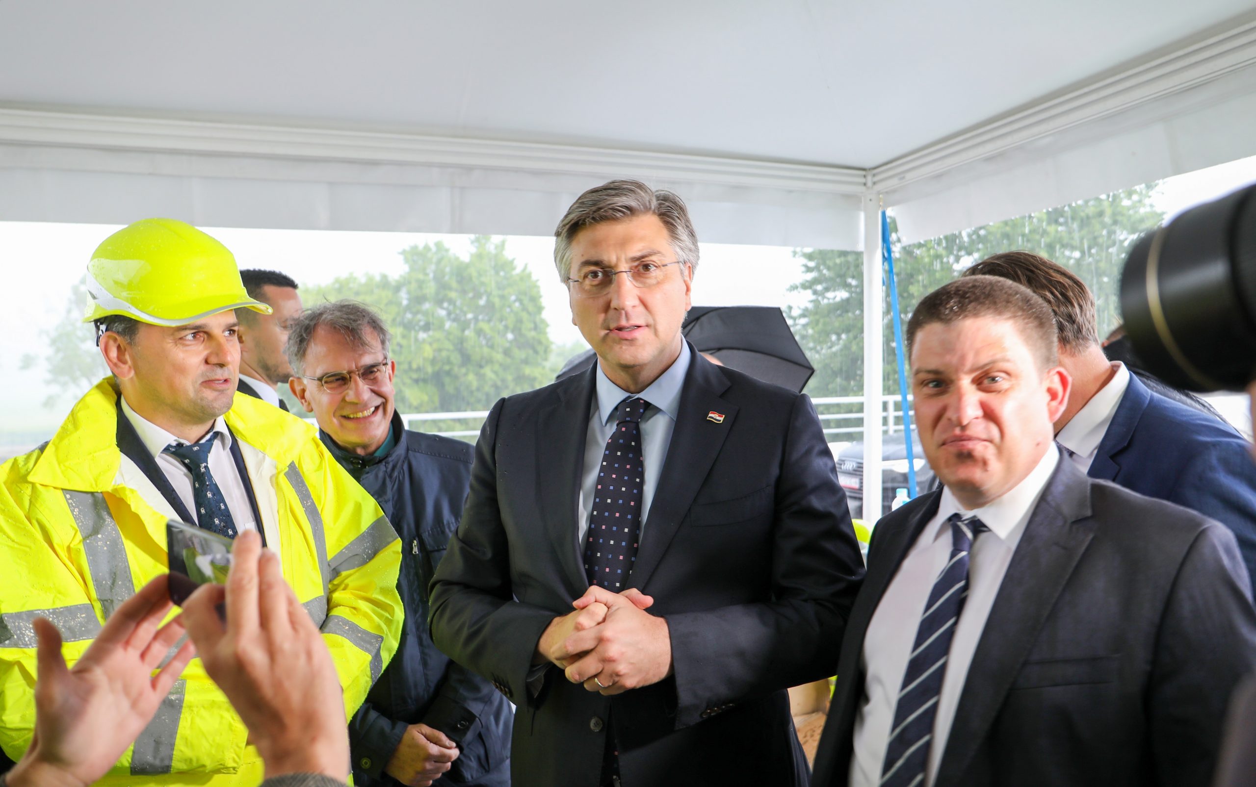 10.06.2020., Pula - Predsjednik Vlade RH Andrej Plenkovic obisao je brodogradiliste Uljanik. Photo: Srecko Niketic/PIXSELL