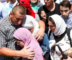 11.07.2019., Potocari, Bosna i Hercegovina - 
Dzenaza za 33 zrtve genocida u Srebrenici. 
Photo: Armin Durgut/PIXSELL