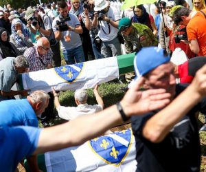 11.07.2019., Potocari, Bosna i Hercegovina - 
Dzenaza za 33 zrtve genocida u Srebrenici. 
Photo: Armin Durgut/PIXSELL