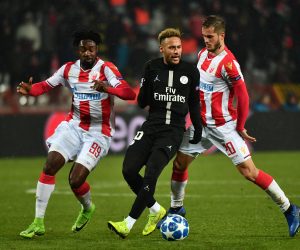 11.12.2018., Beograd, Srbija - Stadion Rajko Mitic, UEFA Liga prvaka, Grupa C. Crvena Zvezda - Paris Saint Germain F.C. Neymar..Photo: Srdjan Ilic/PIXSELL