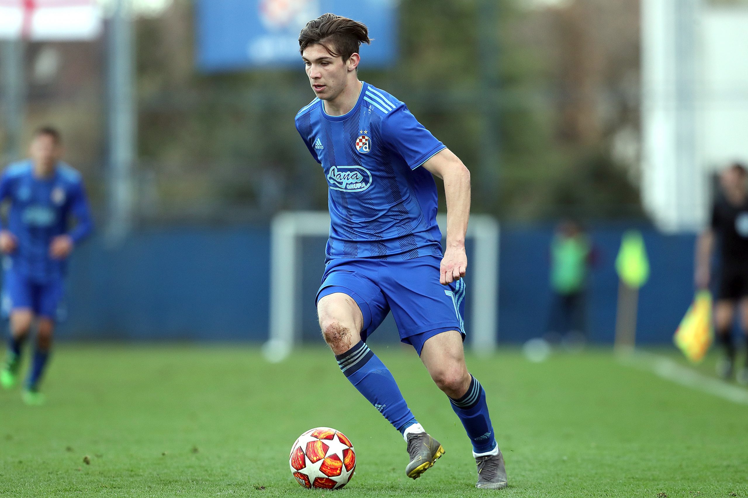12.03.2019., Hitrec Kacian, Zagreb - UEFA Liga prvaka mladih, 1/8 finala, GNK Dinamo - FC Liverpool. Antonio Marin. 
Photo: Goran Stanzl/PIXSELL